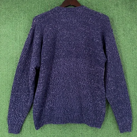 VTG 90’s Nature Scene Ducks Squirrels Embroidered Cardigan Sweater Women Medium - Picture 9 of 9